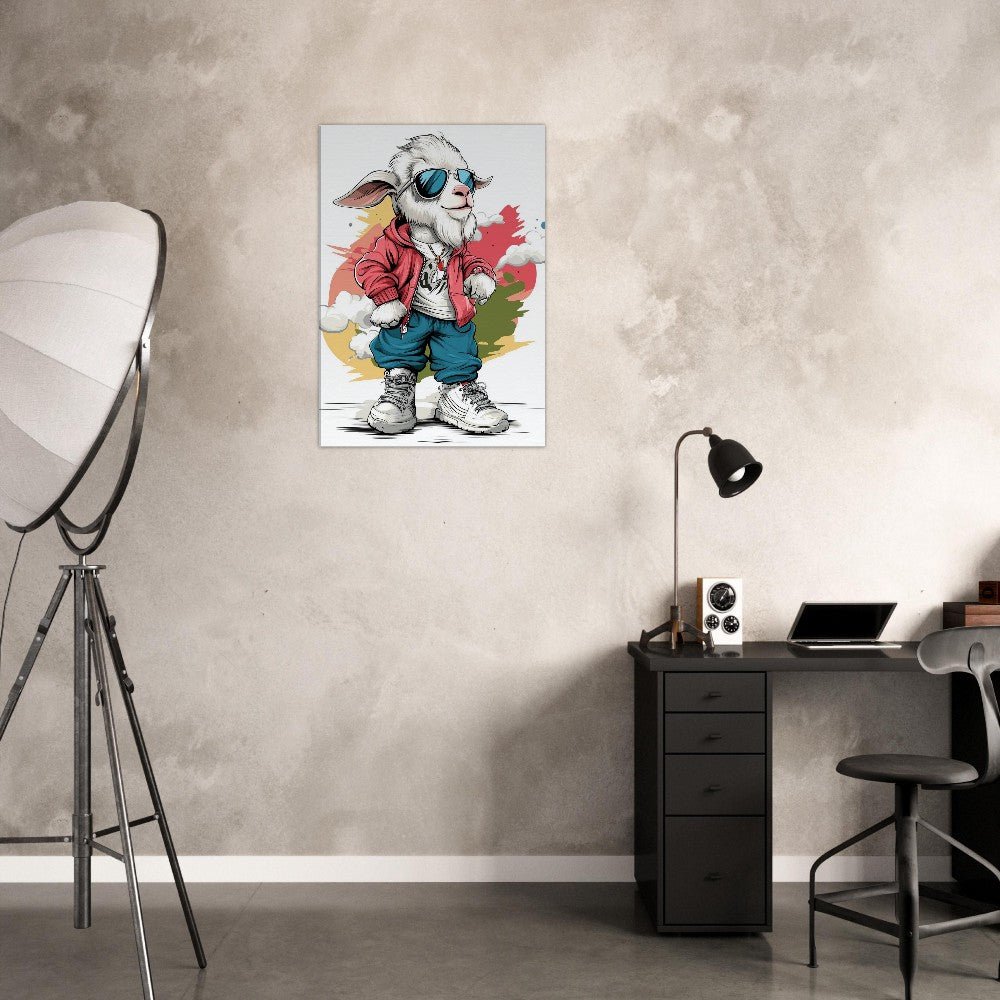 Urban Goat Swag Canvas Art - ROMAG Store