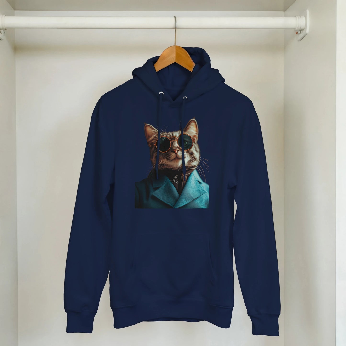 Dapper Cat Spectacles Hoodie - ROMAG Store