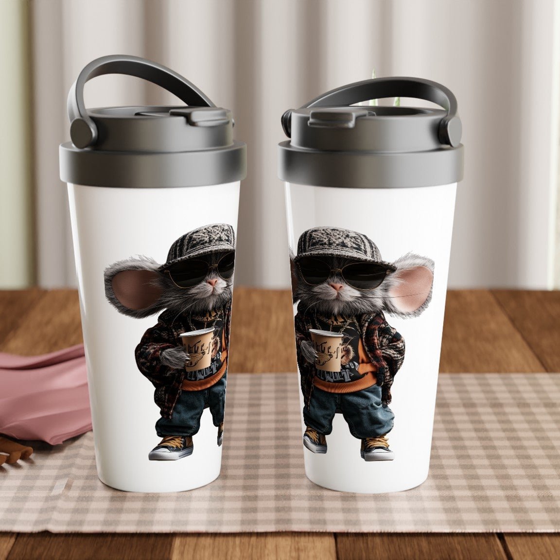 Swagger Mouse Stainless Steel Travel Mug - ROMAG Store