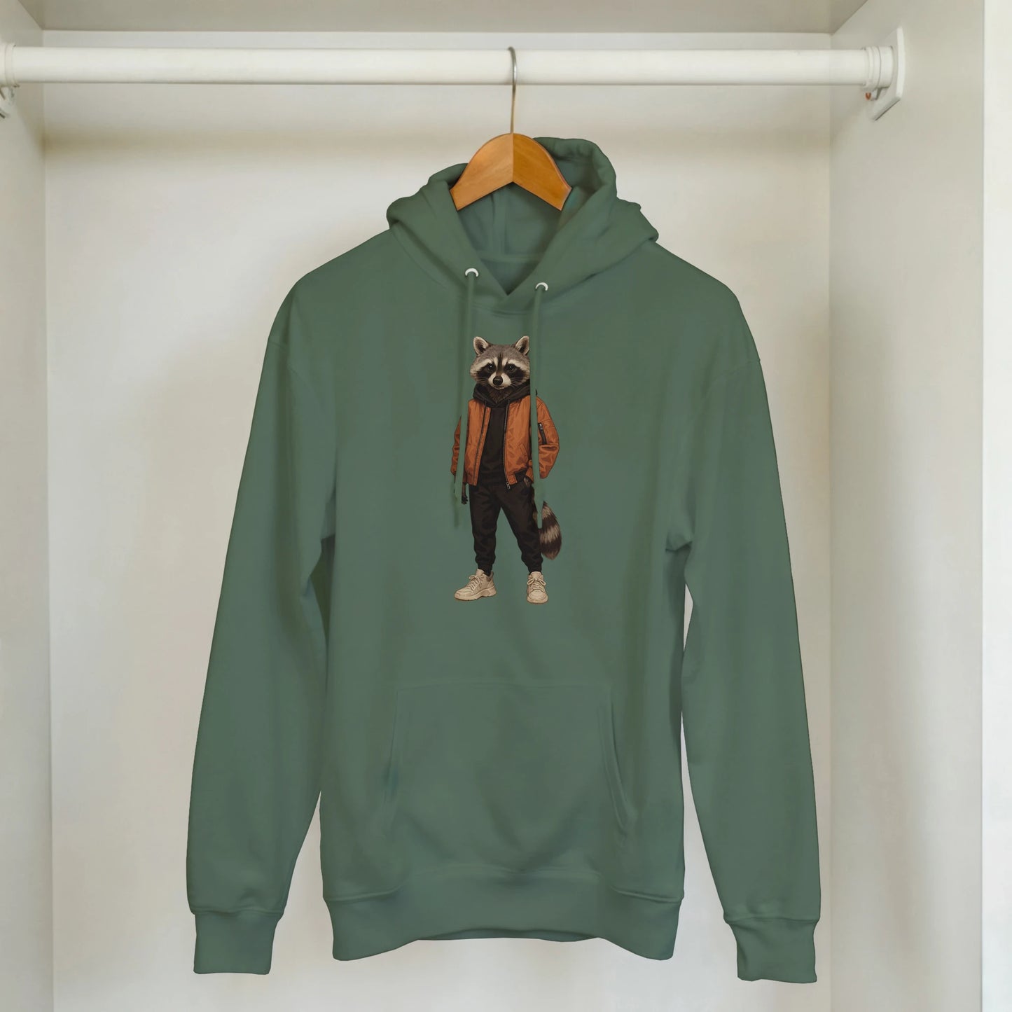 Cool Raccoon Street Style Hoodie - ROMAG Store