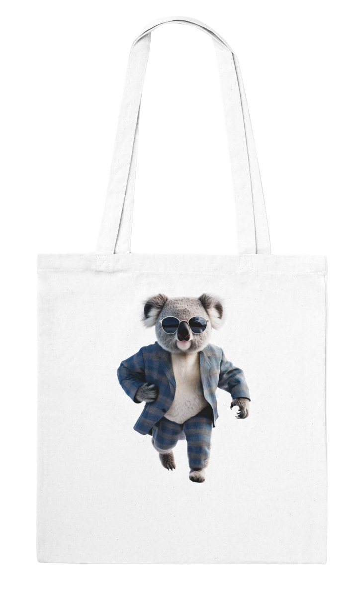 Dapper Koala Street Style Tote Bag - ROMAG Store