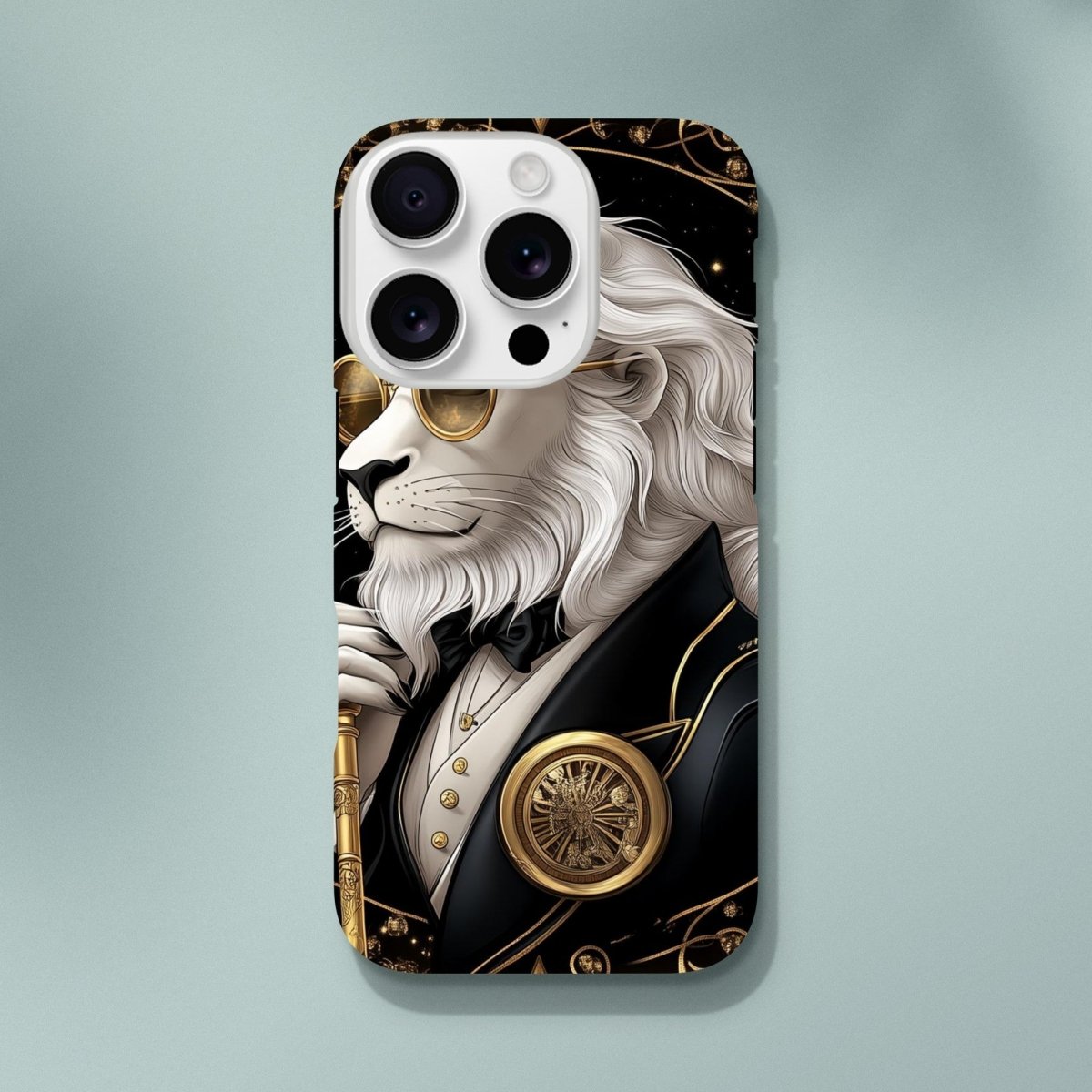 Regal Lion Dapper Gentleman iPhone Tough Case - ROMAG Store