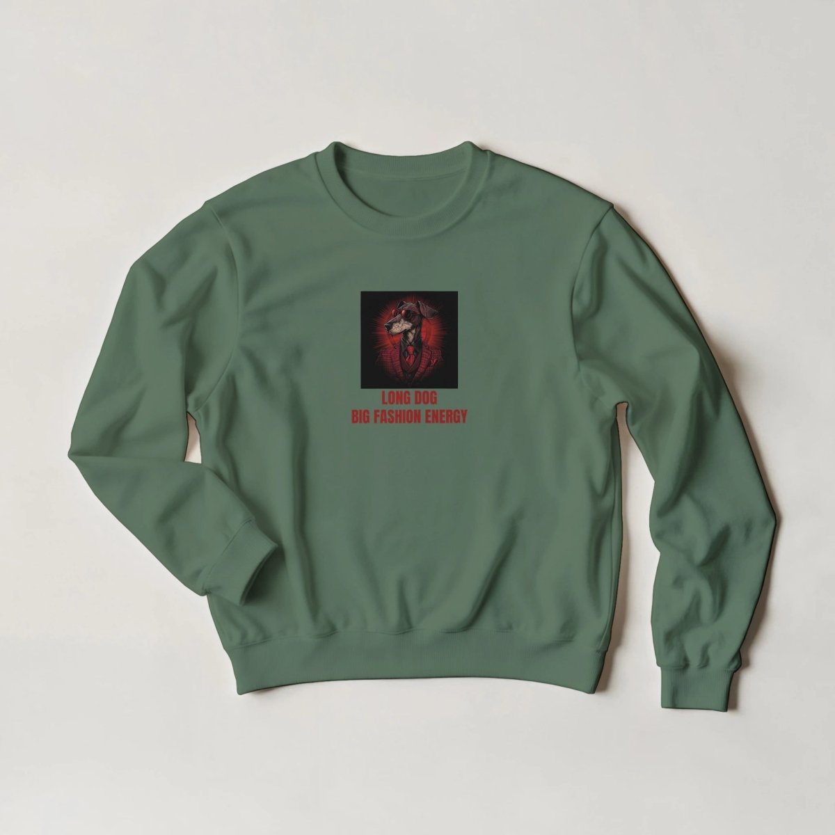 Dapper Dachshund Sweatshirt – Unleash Your Inner Fashionista in 6 Stylish Hues - ROMAG Store