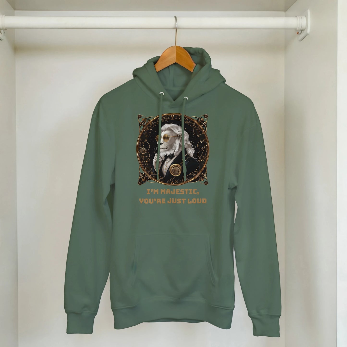 Majestic Lion Steampunk Hoodie - ROMAG Store