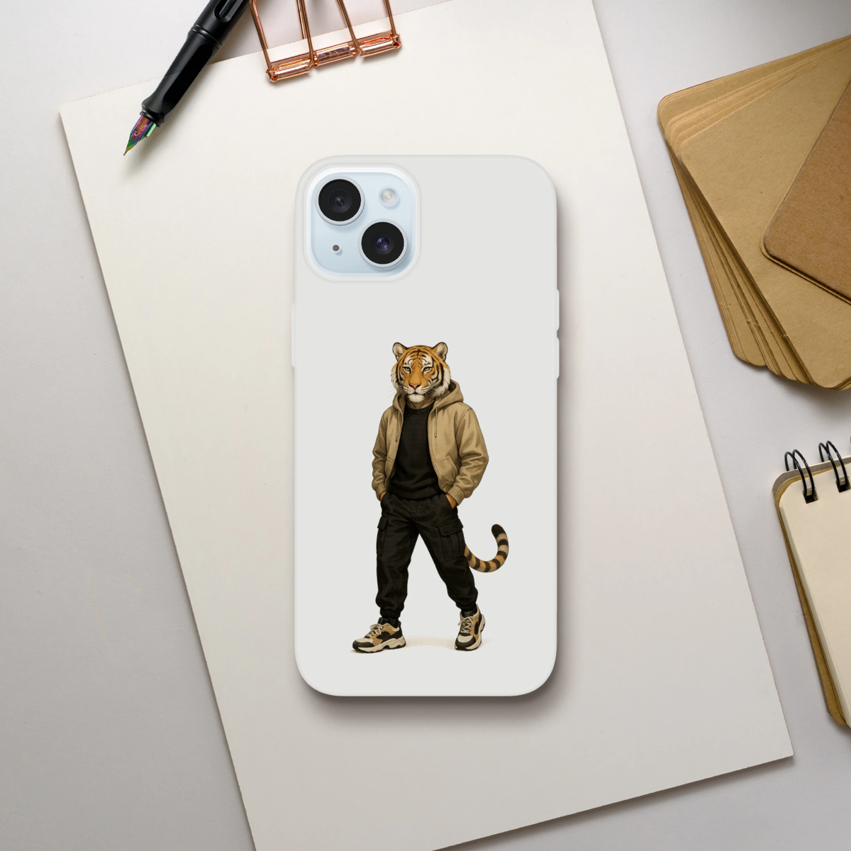 Cool Tiger Streetwear iPhone Flexi Case - ROMAG Store