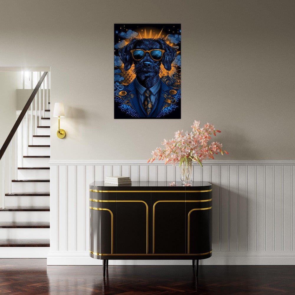 Dog Undercover Canvas Art - ROMAG Store