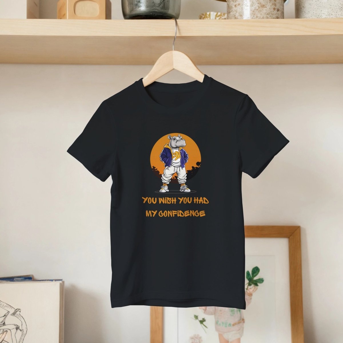 Confident Hippo Streetwear Kids Tee - ROMAG Store