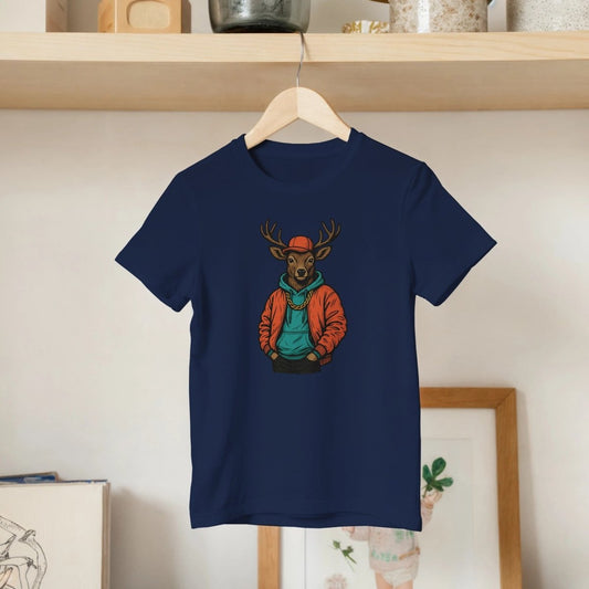 Cool Deer Urban Streetwear Kids Tee - ROMAG Store
