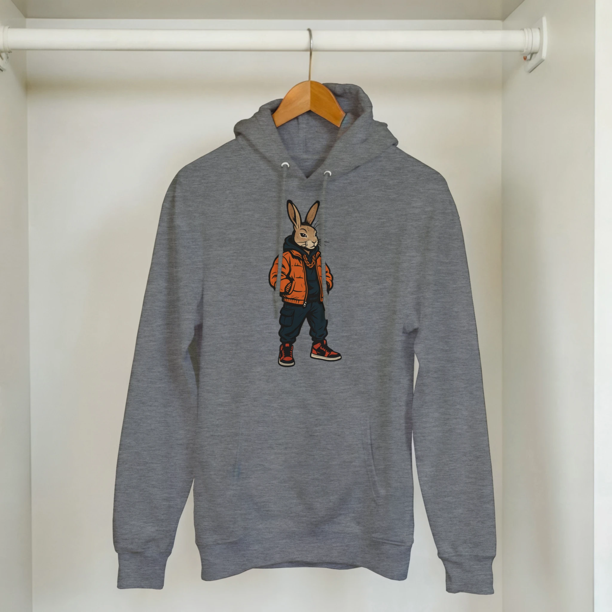 Cool Rabbit Streetwear Hoodie - ROMAG Store
