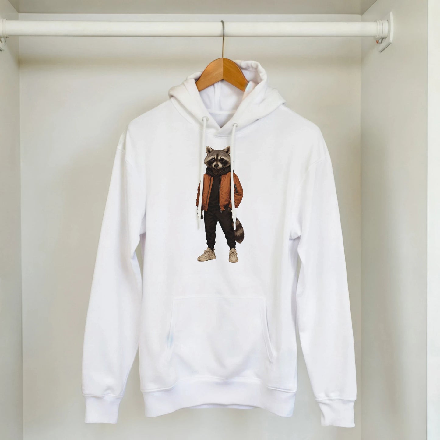 Cool Raccoon Street Style Hoodie - ROMAG Store