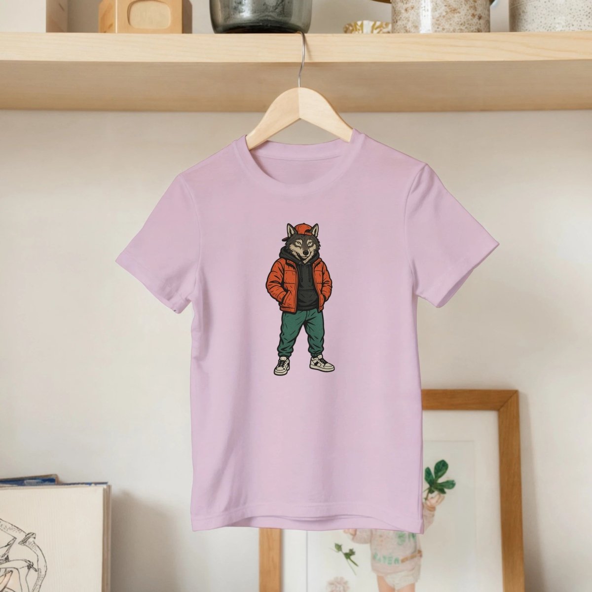 Cool Wolf Urban Style Kids T-shirt - ROMAG Store