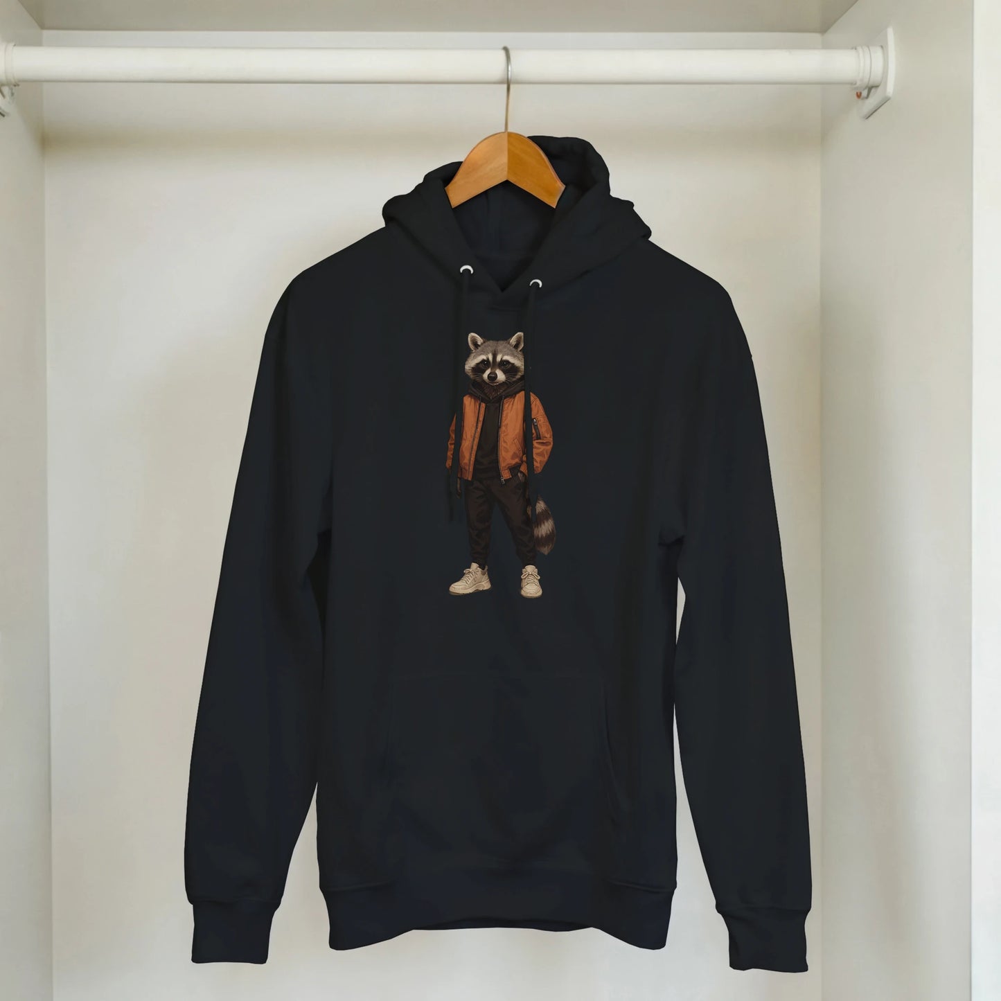 Cool Raccoon Street Style Hoodie - ROMAG Store