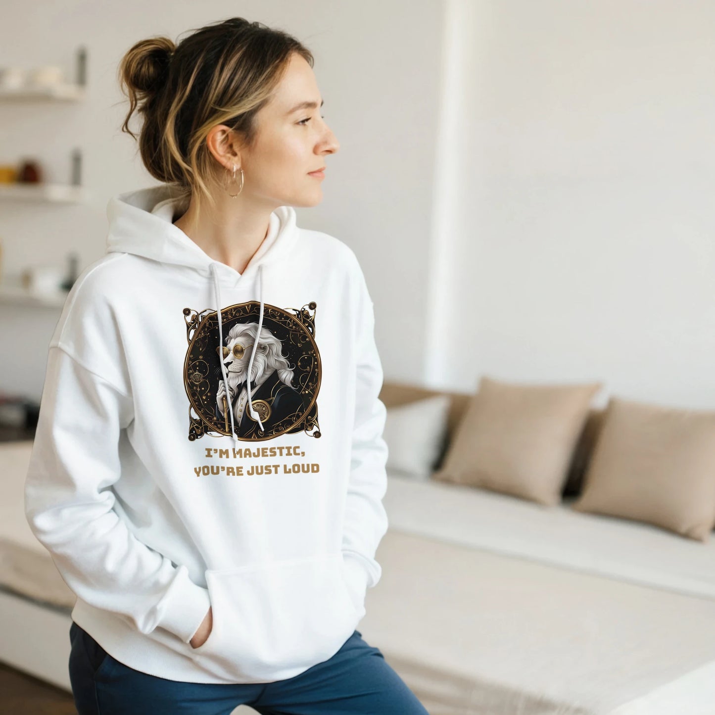 Majestic Lion Steampunk Hoodie - ROMAG Store
