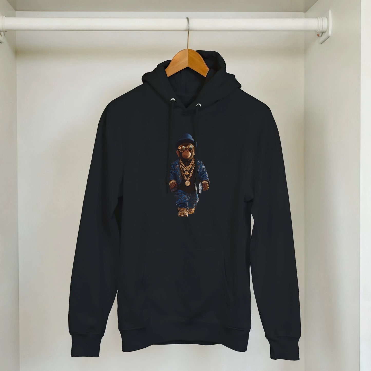 Chimpanzee King Streetwear Hoodie - ROMAG Store