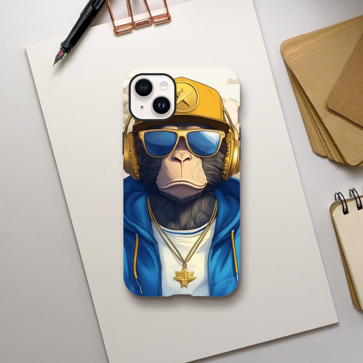Chimp Cool iPhone Tough Case - ROMAG Store