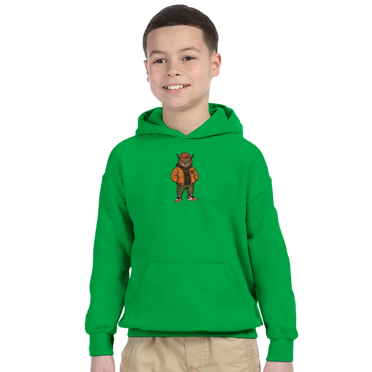 Cool Owl Streetwear Kids Hoodie - ROMAG Store