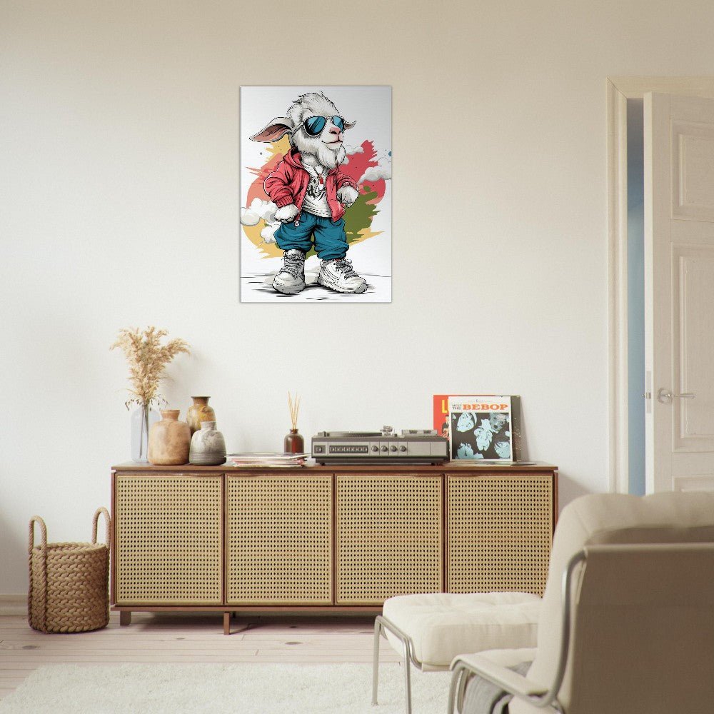 Urban Goat Swag Canvas Art - ROMAG Store