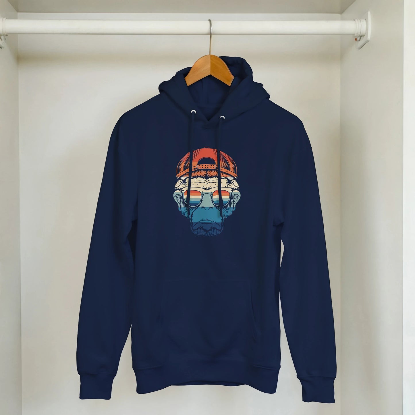 Retro Cool Ape Hoodie - ROMAG Store
