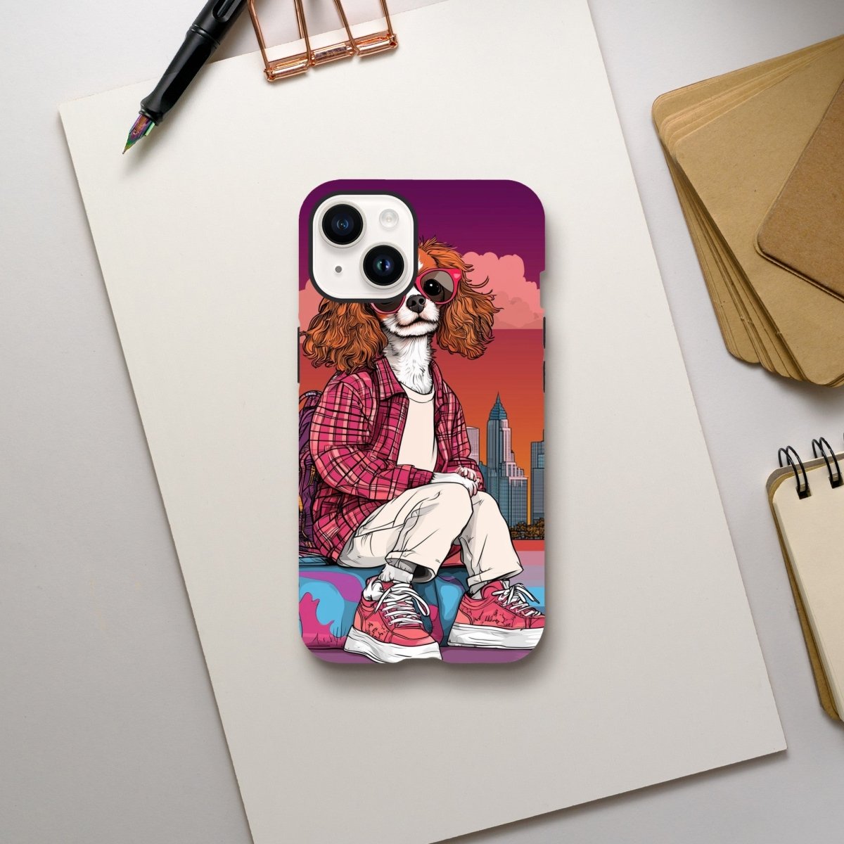 Little Dog Fashionista iPhone Tough Case - ROMAG Store