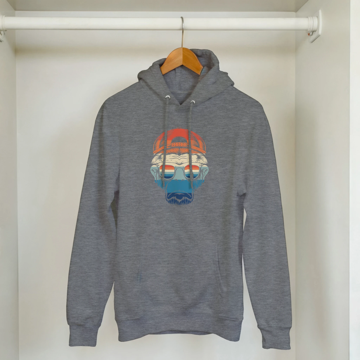 Retro Cool Ape Hoodie - ROMAG Store