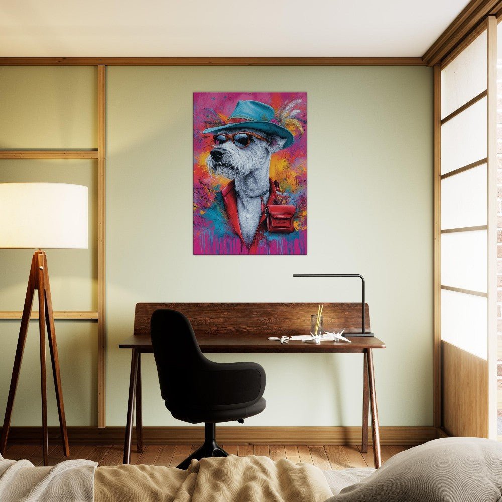 Dog Undercover Canvas Art - ROMAG Store