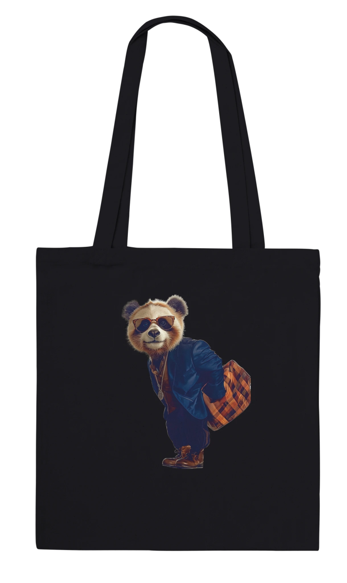 Dapper Red Panda Streetwear Tote Bag - ROMAG Store
