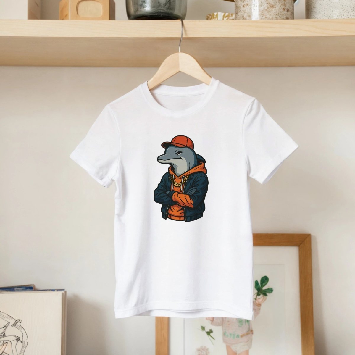 Cool Dolphin Streetwear Kids T-shirt - ROMAG Store