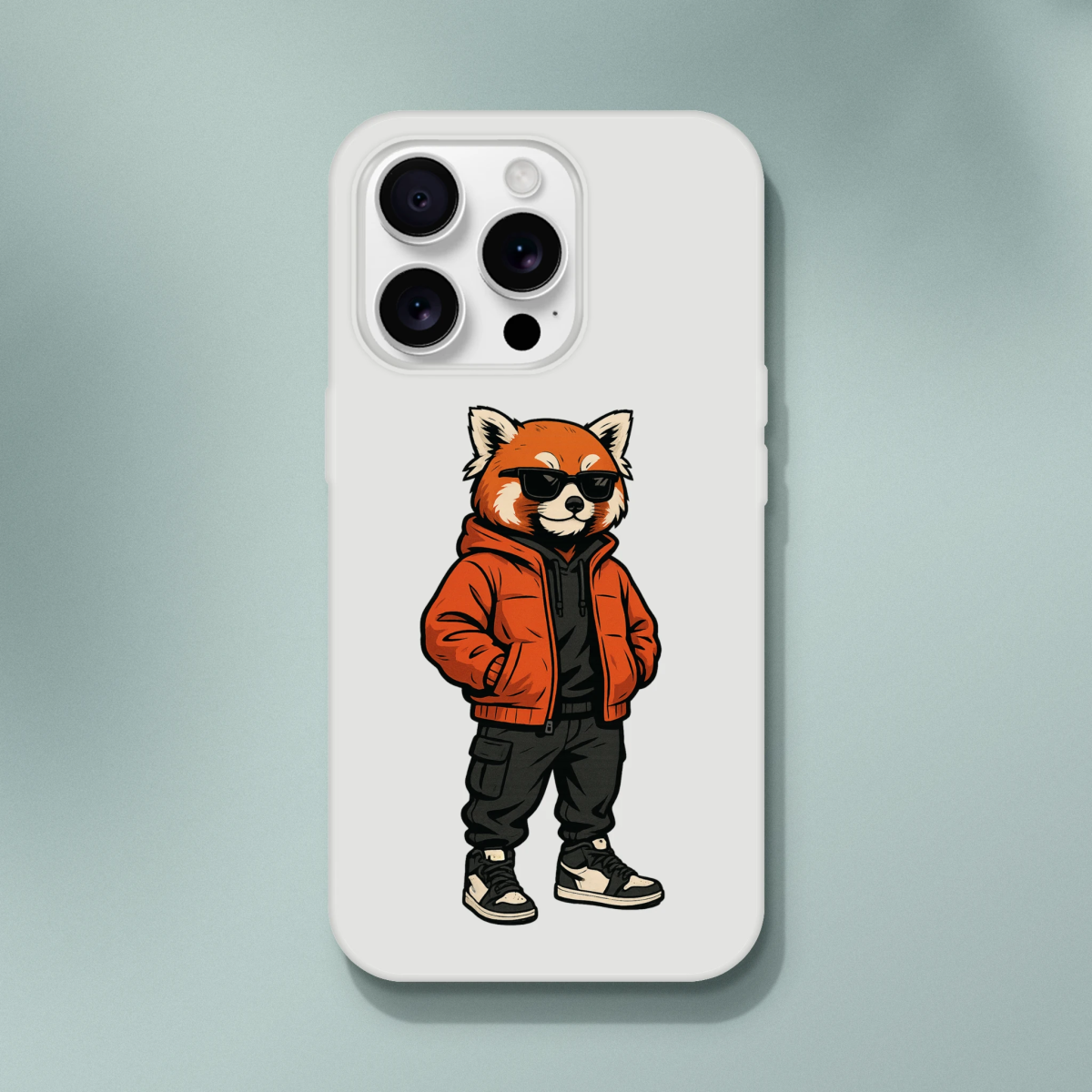 Red Panda Street Style iPhone Flexi Case - ROMAG Store