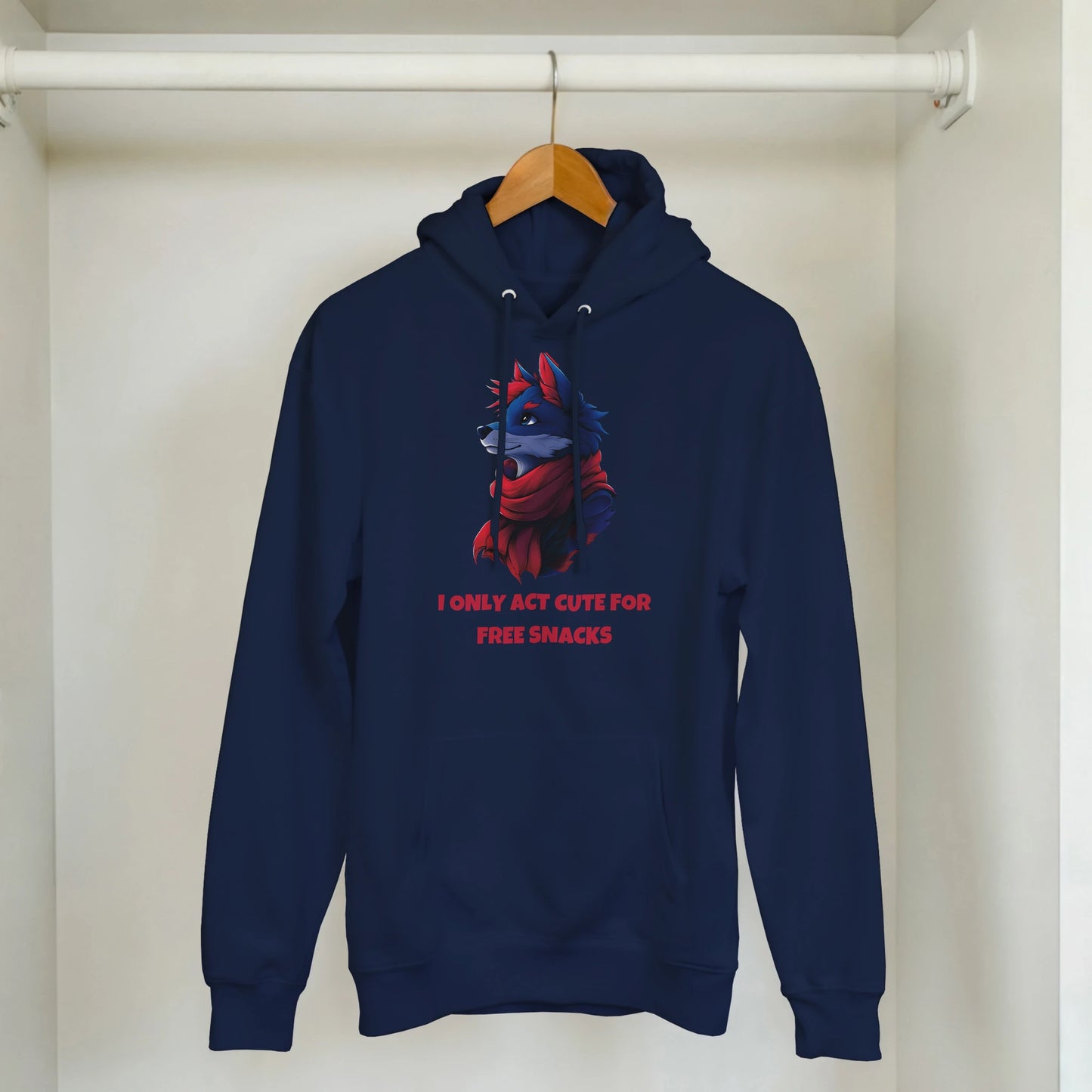 Cute Fox with Scarf Hoodie - ROMAG Store
