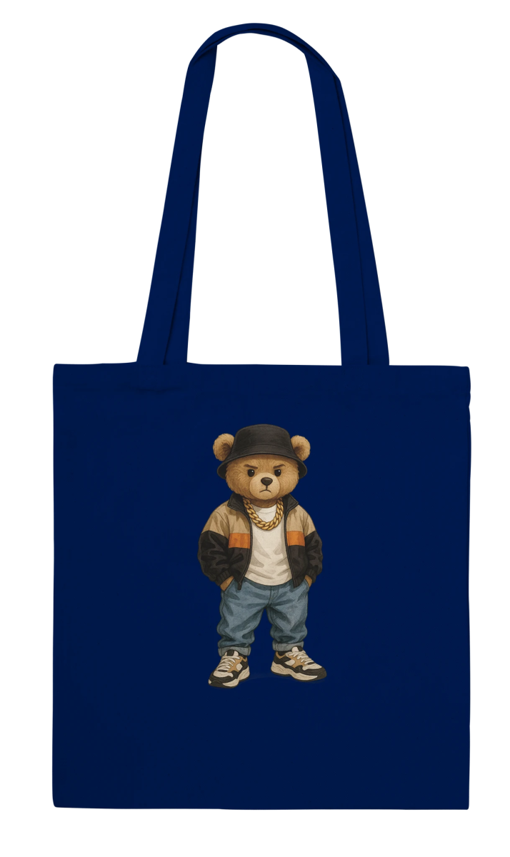 Cool Bear Hip - Hop Streetwear Tote Bag - ROMAG Store
