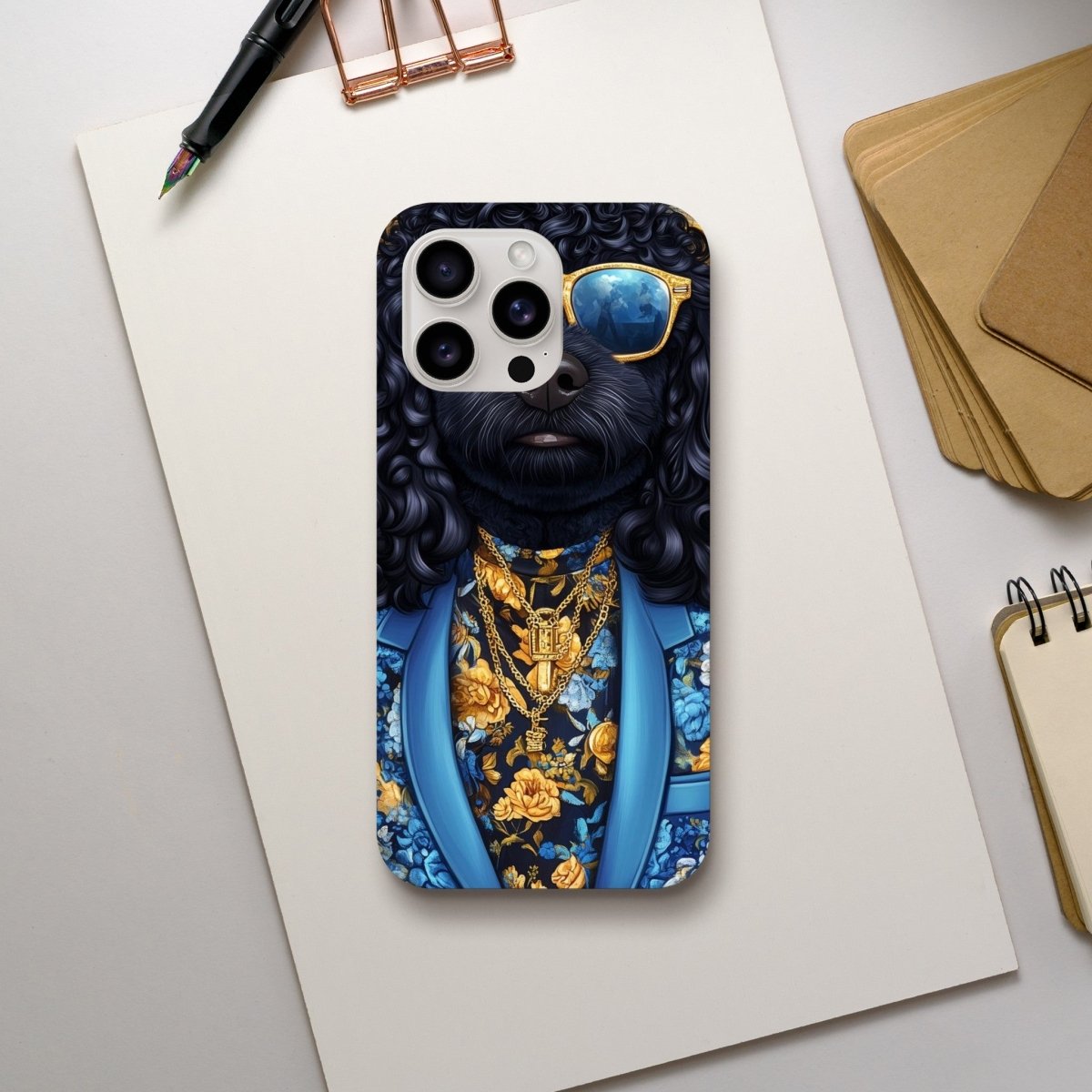 Regal Poodle Fashionista iPhone Tough Case - ROMAG Store