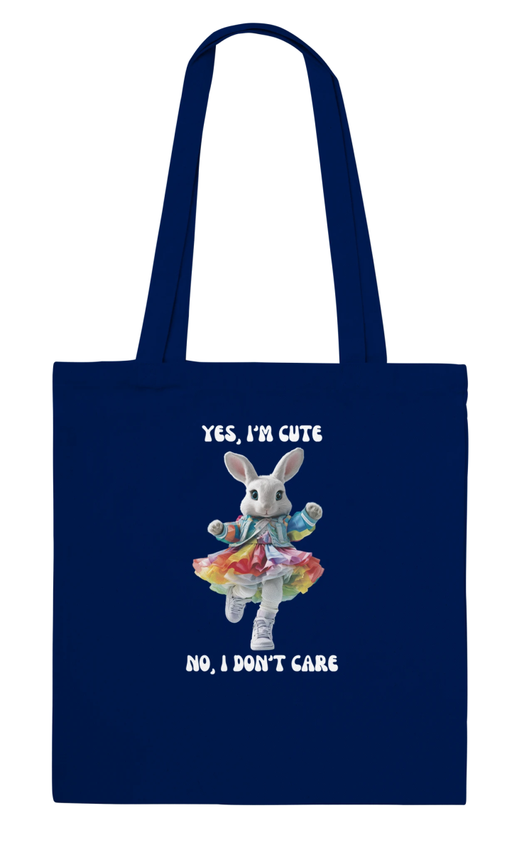 Rainbow Chic Rabbit Tote Bag - ROMAG Store