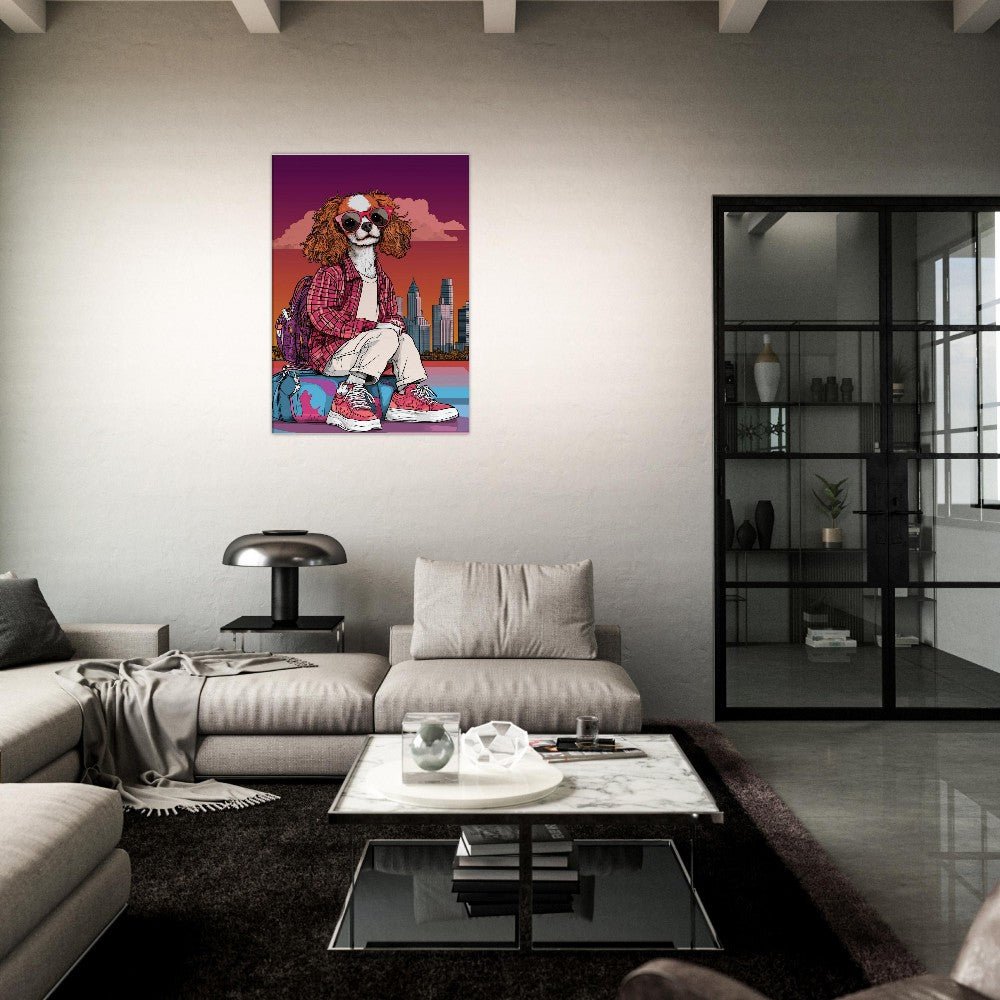 Chic Cavalier Traveler Canvas Art - ROMAG Store