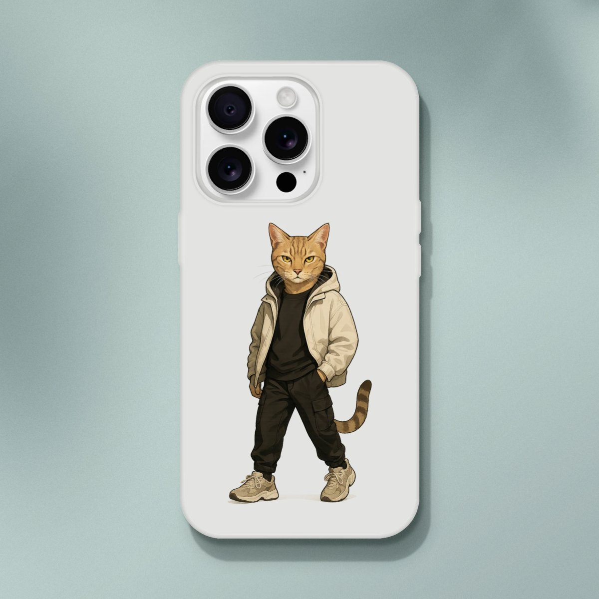 Cool Cat Streetwear iPhone Flexi Case - ROMAG Store