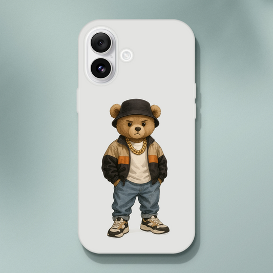 Cool Bear Urban Streetwear iPhone Flexi Case - ROMAG Store
