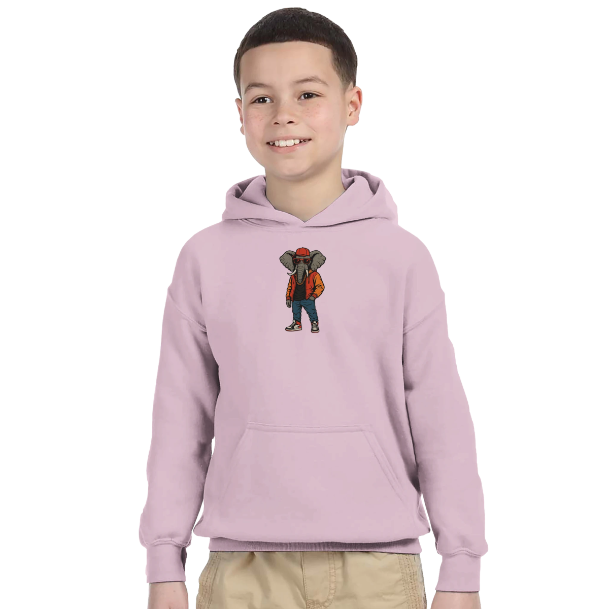Cool Elephant Hip - Hop Kids Hoodie - ROMAG Store
