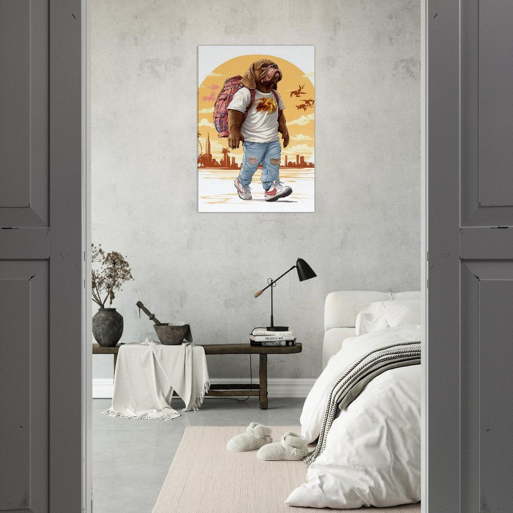 Urban Pug Life Canvas Art - ROMAG Store