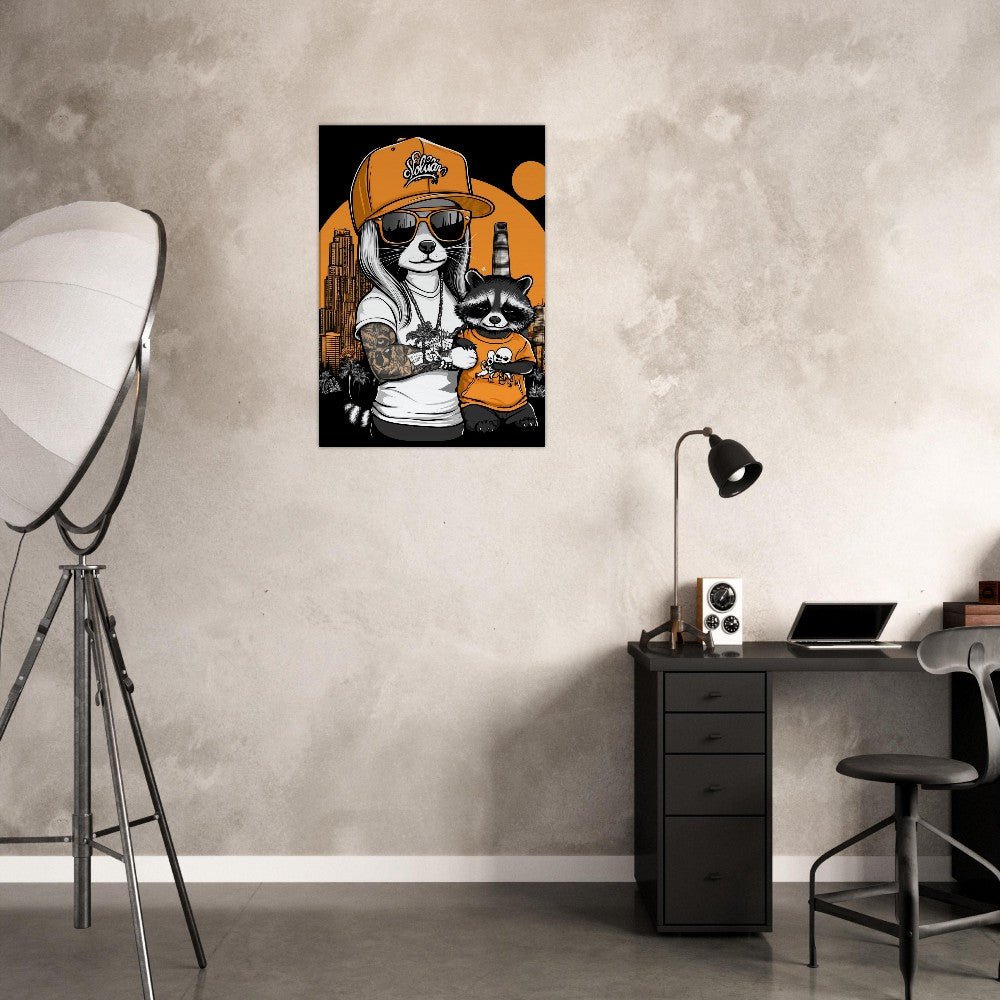 Urban Raccoon Street Style Canvas - ROMAG Store