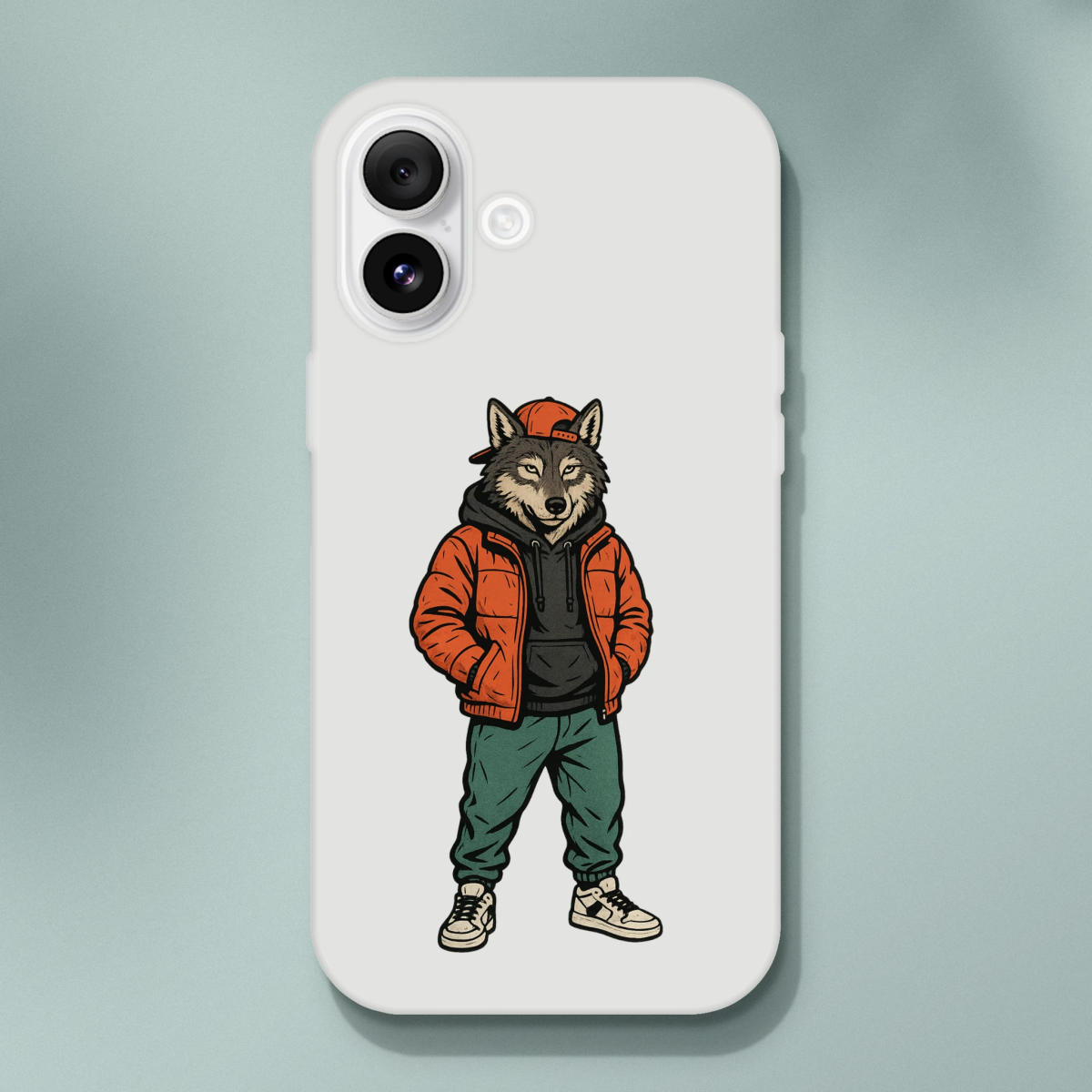 Urban Street Wolf iPhone Flexi Case - ROMAG Store