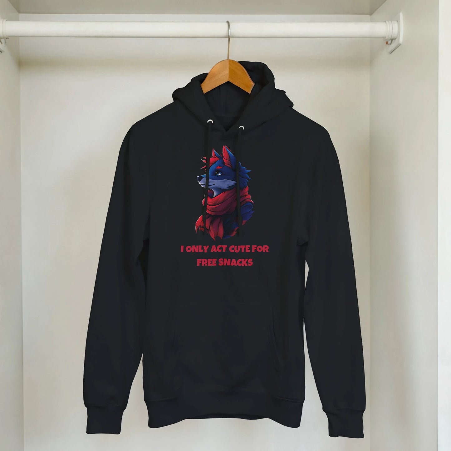 Cute Fox with Scarf Hoodie - ROMAG Store