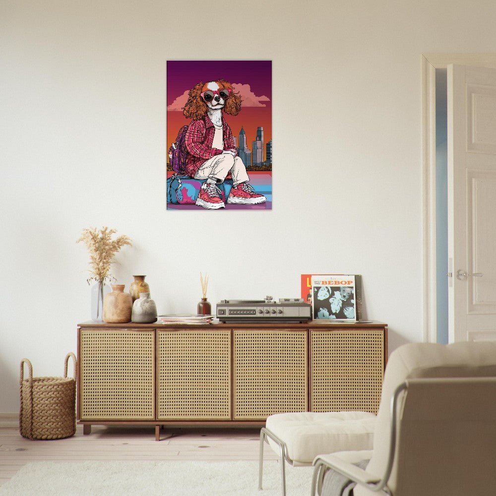 Chic Cavalier Traveler Canvas Art - ROMAG Store