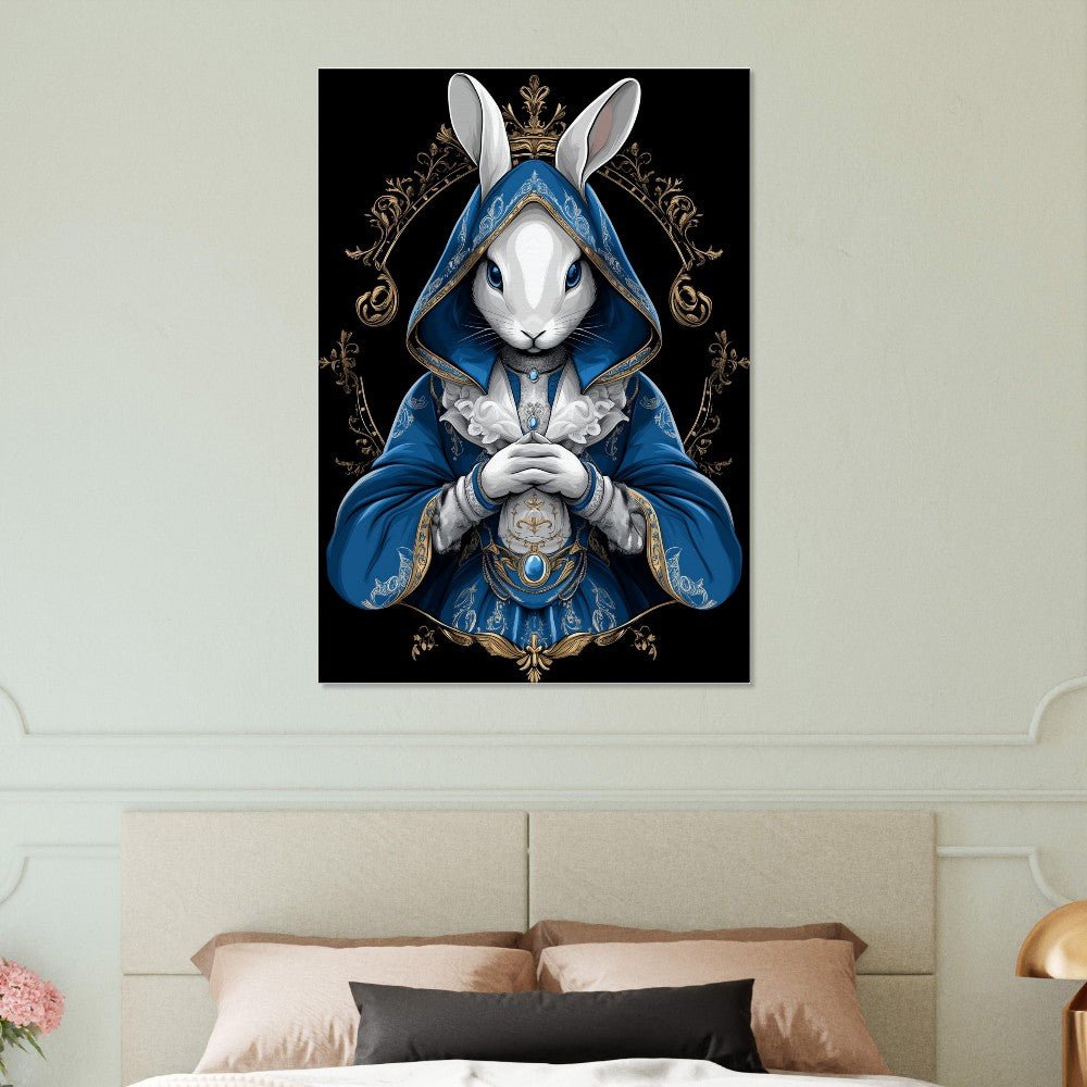 Royal Rabbit Canvas Art - ROMAG Store