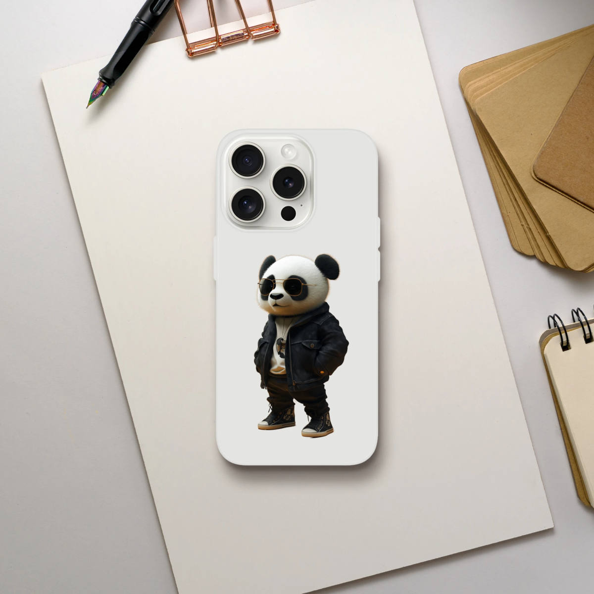 Cool Panda Urban Streetwear iPhone Flexi Case - ROMAG Store