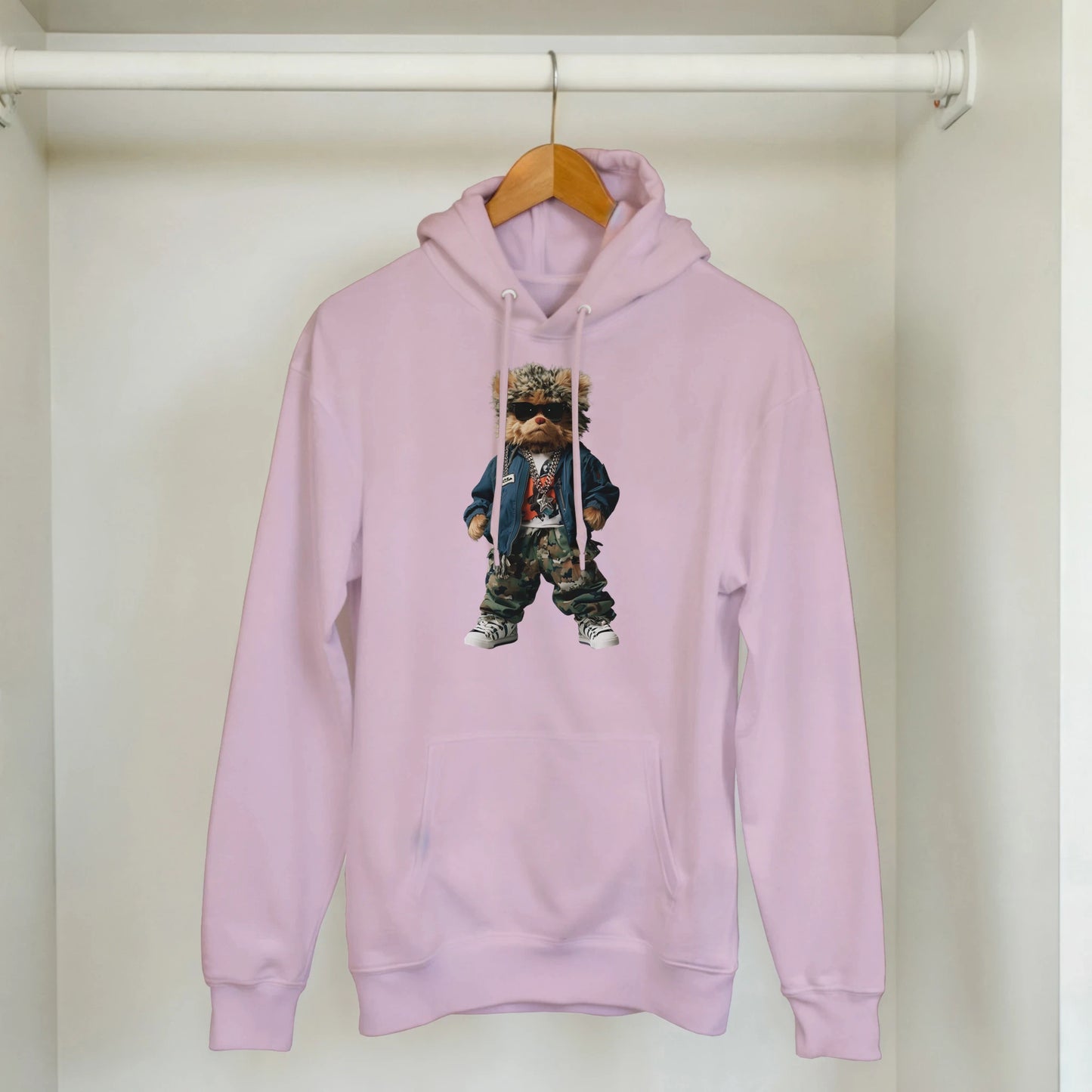 Camo Chic Bear Hoodie - ROMAG Store