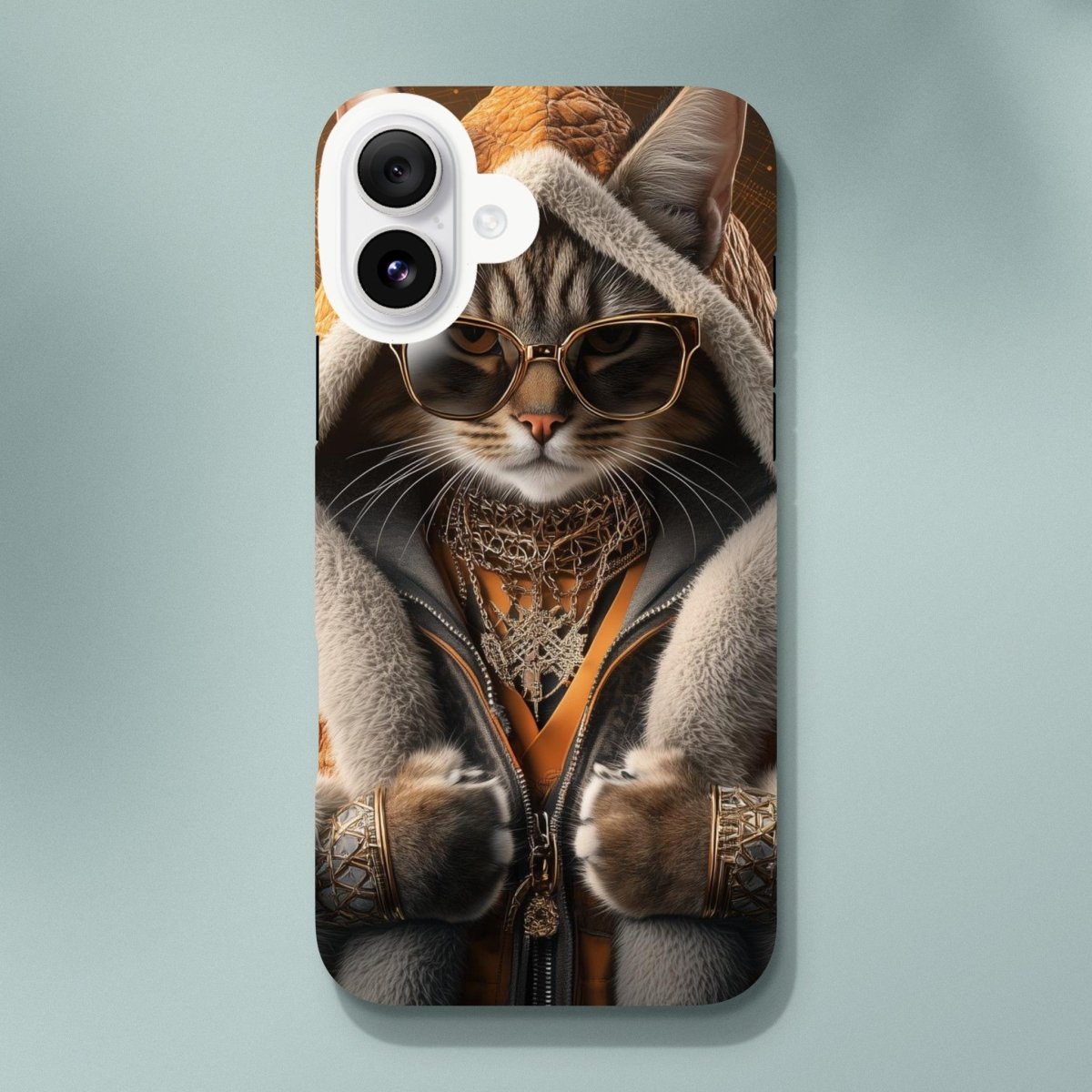 Sophisticated Lynx Cat 'Kingpin' iPhone Tough Case - ROMAG Store