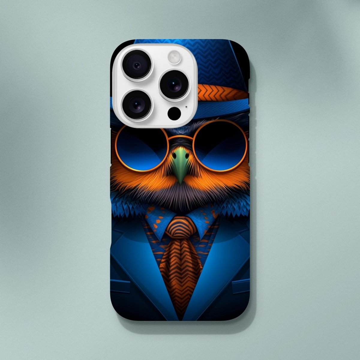 Sophisticated Owl in Fedora iPhone Tough Case - ROMAG Store