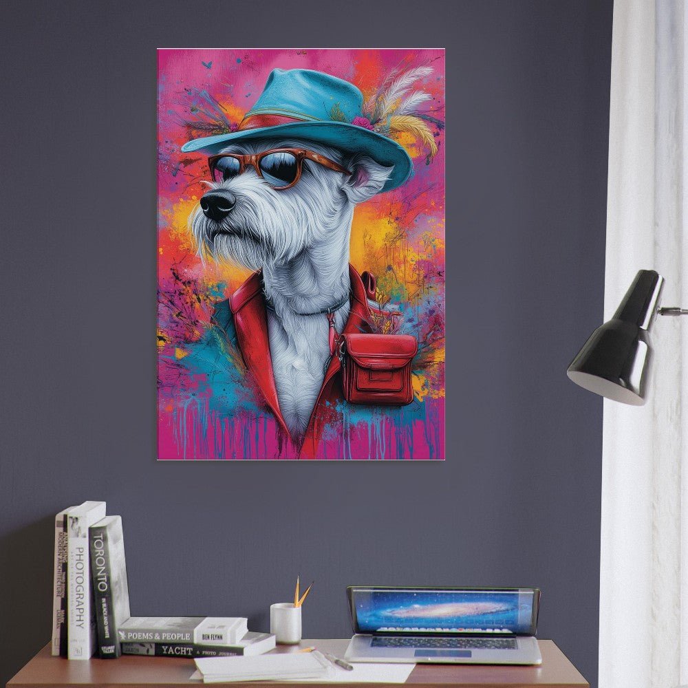 Dog Undercover Canvas Art - ROMAG Store