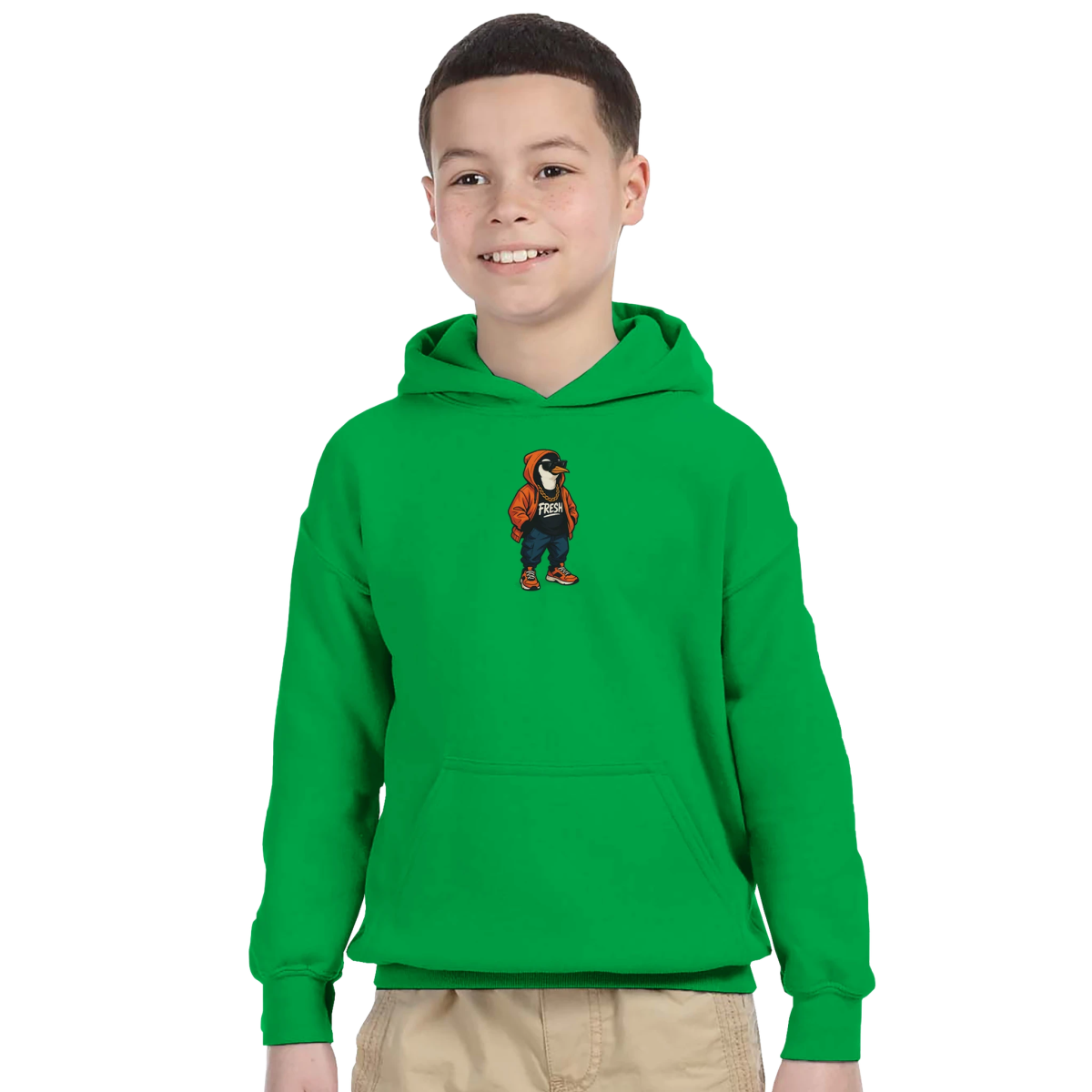 Fresh Penguin Kids Hoodie - ROMAG Store
