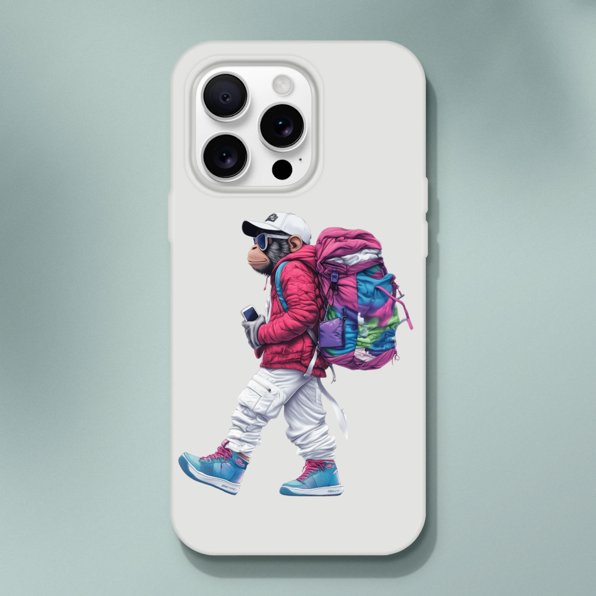 Urban Explorer Monkey iPhone Flexi Case - ROMAG Store