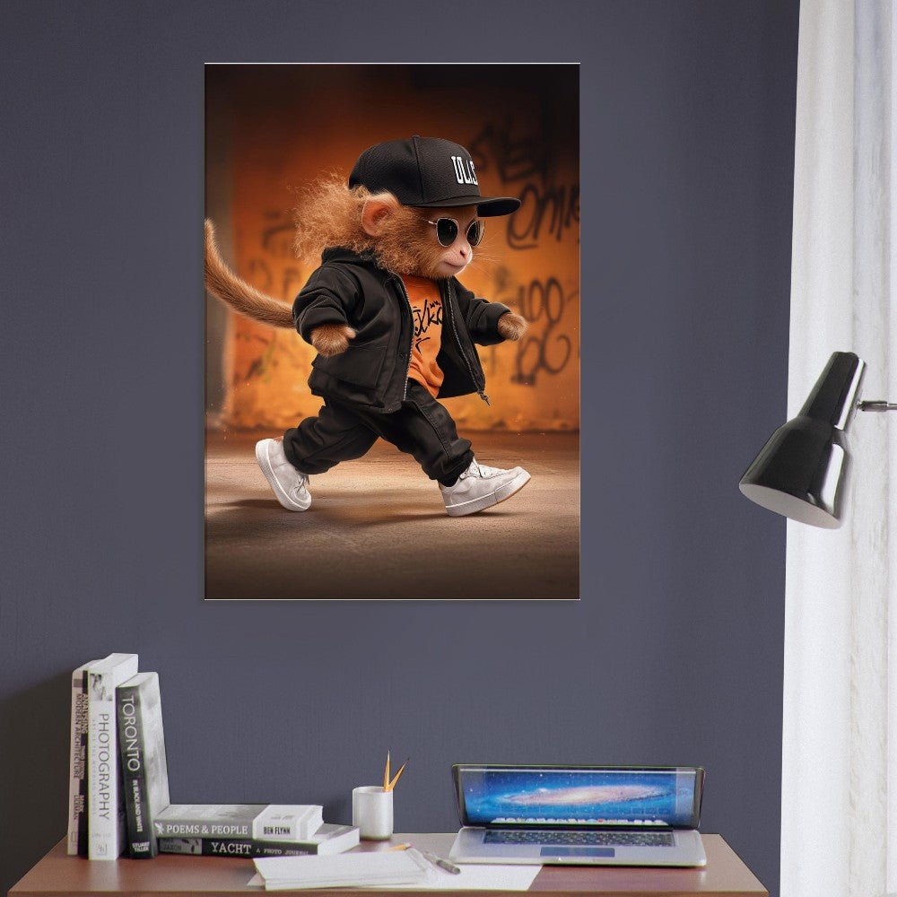 Urban Chic Monkey Canvas Art - ROMAG Store